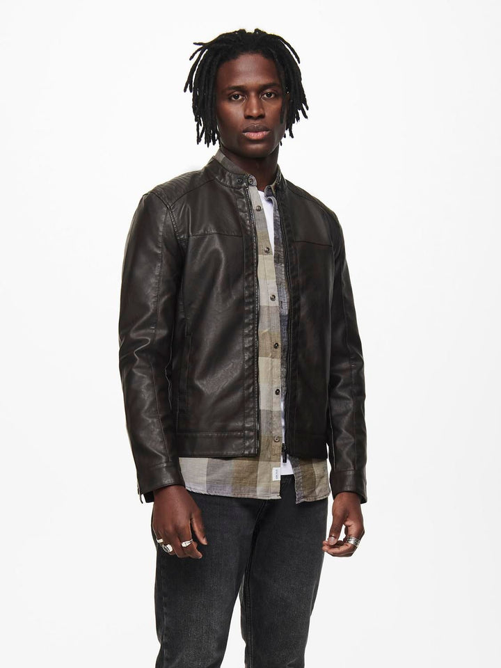 Herren Lederjacke
