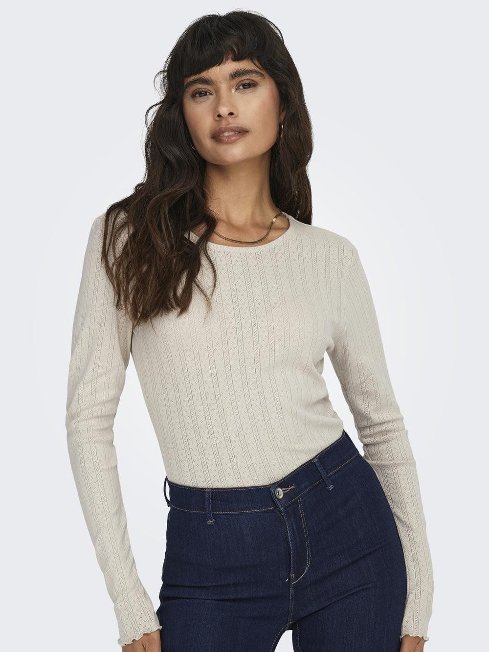 Damen Shirt Beige