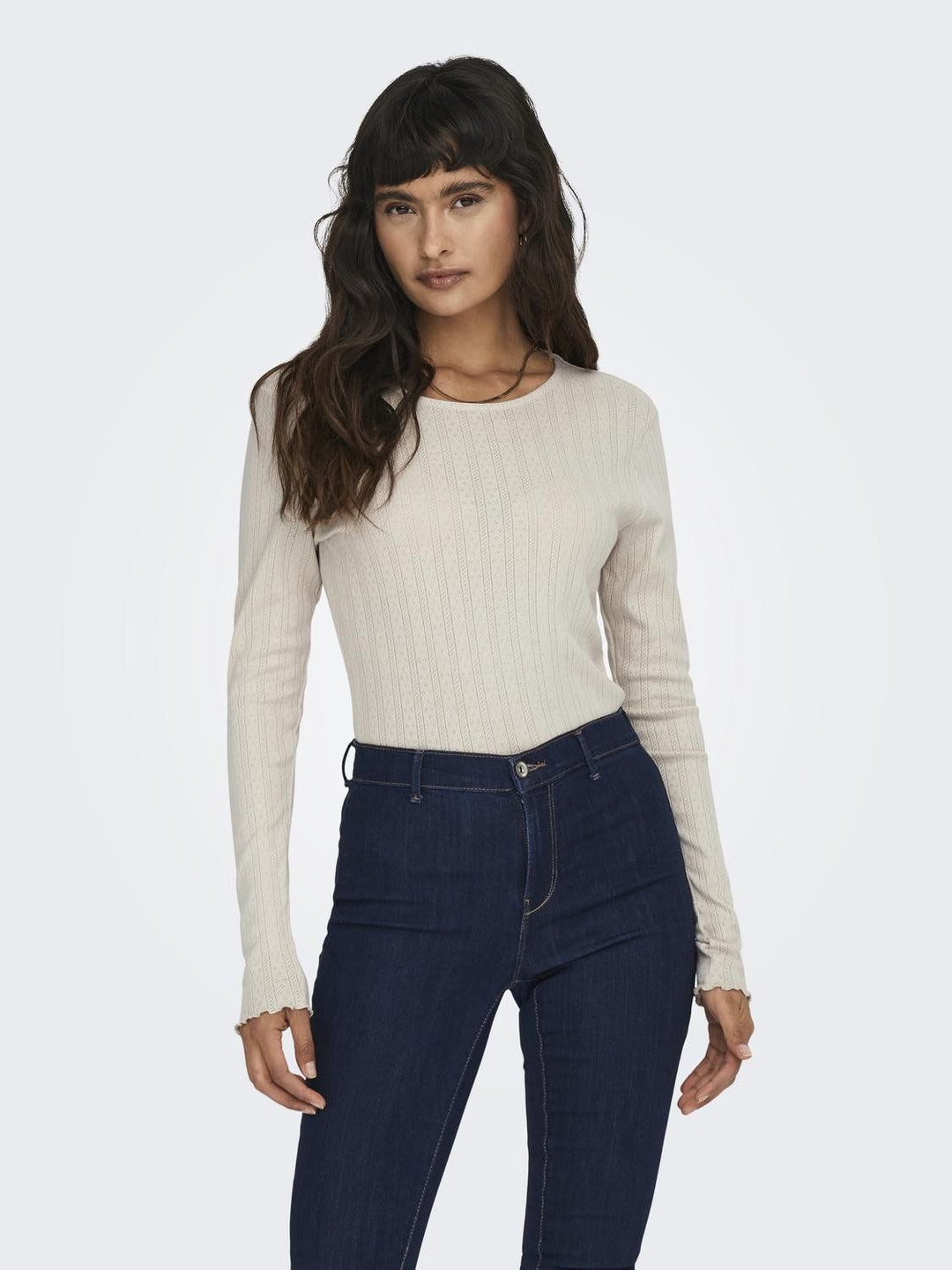 Damen Shirt Beige