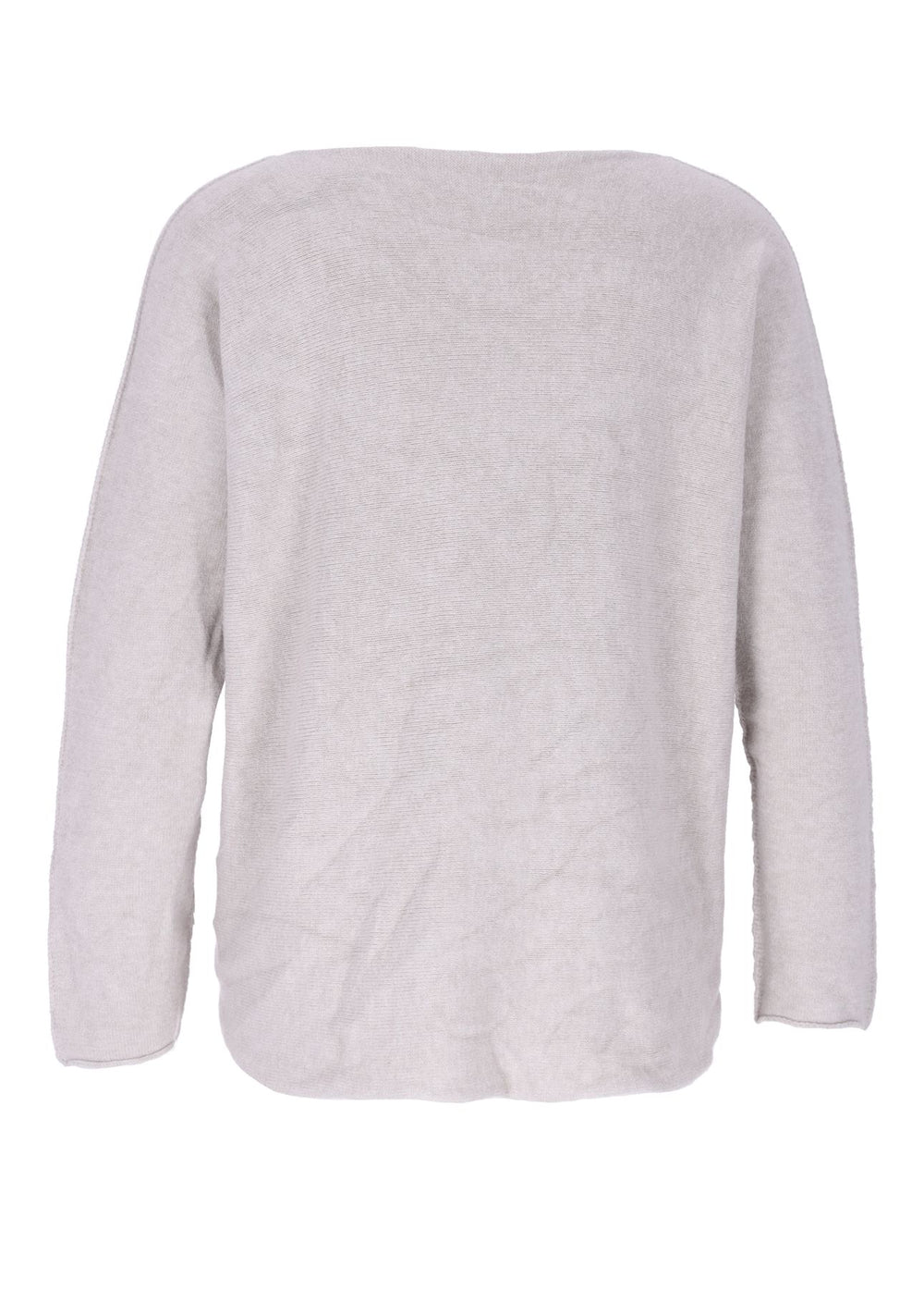 Damen Strickpullover V-Ausschnitt Beige