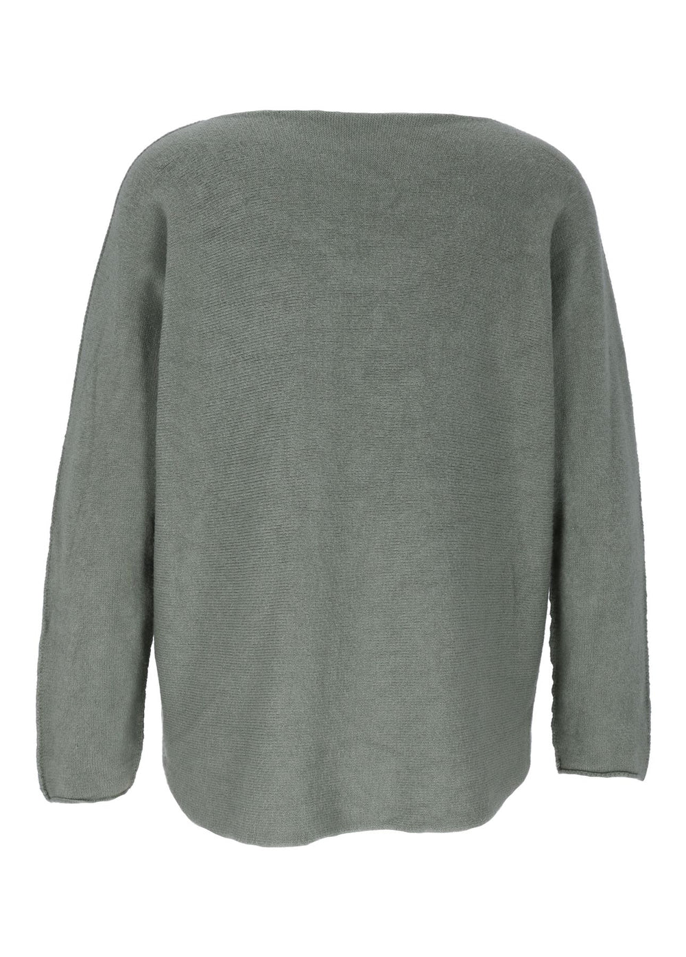 Damen Strickpullover V-Ausschnitt Militär