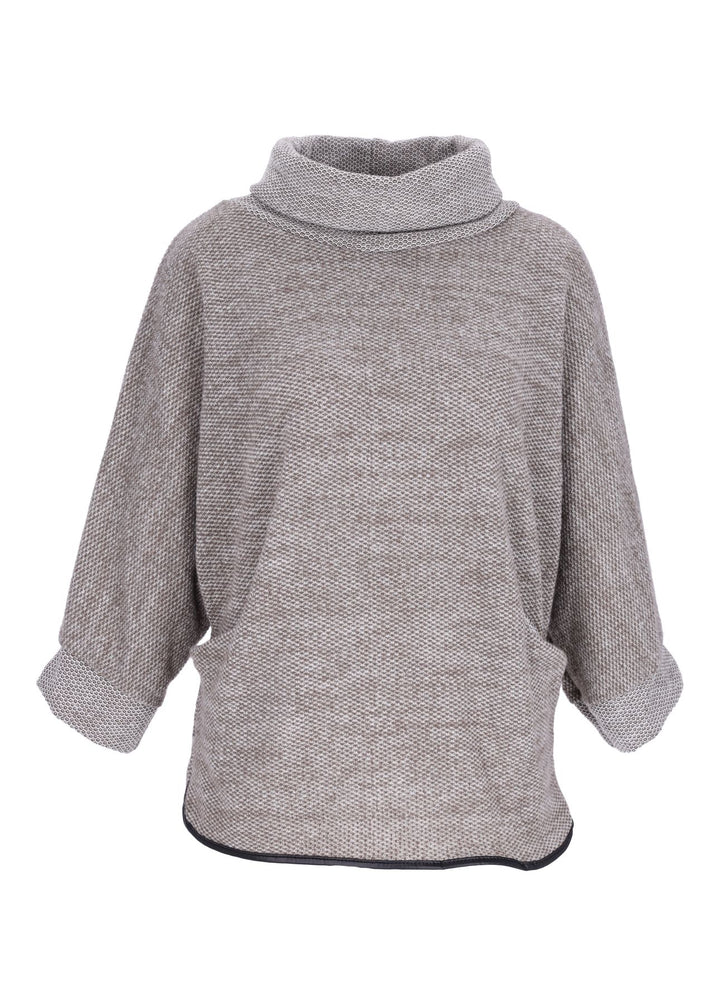Damen Shirt Rollkragen Splash of Color