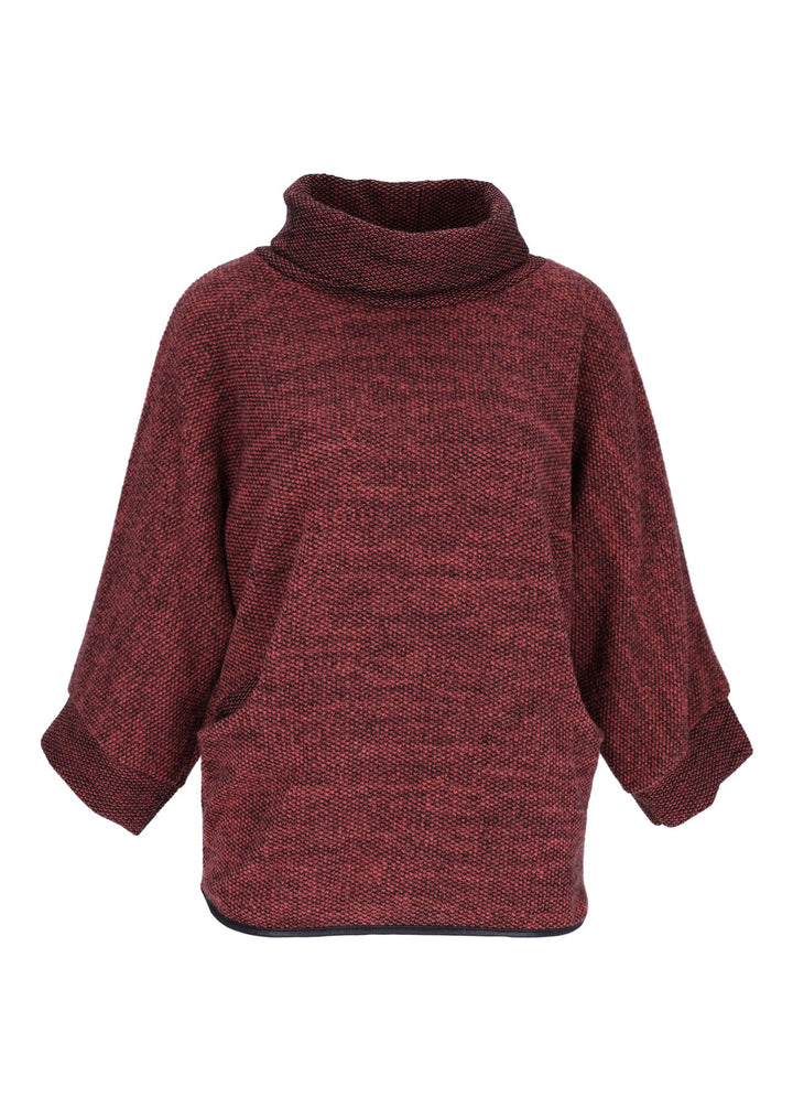 Damen Shirt Rollkragen Splash of Color