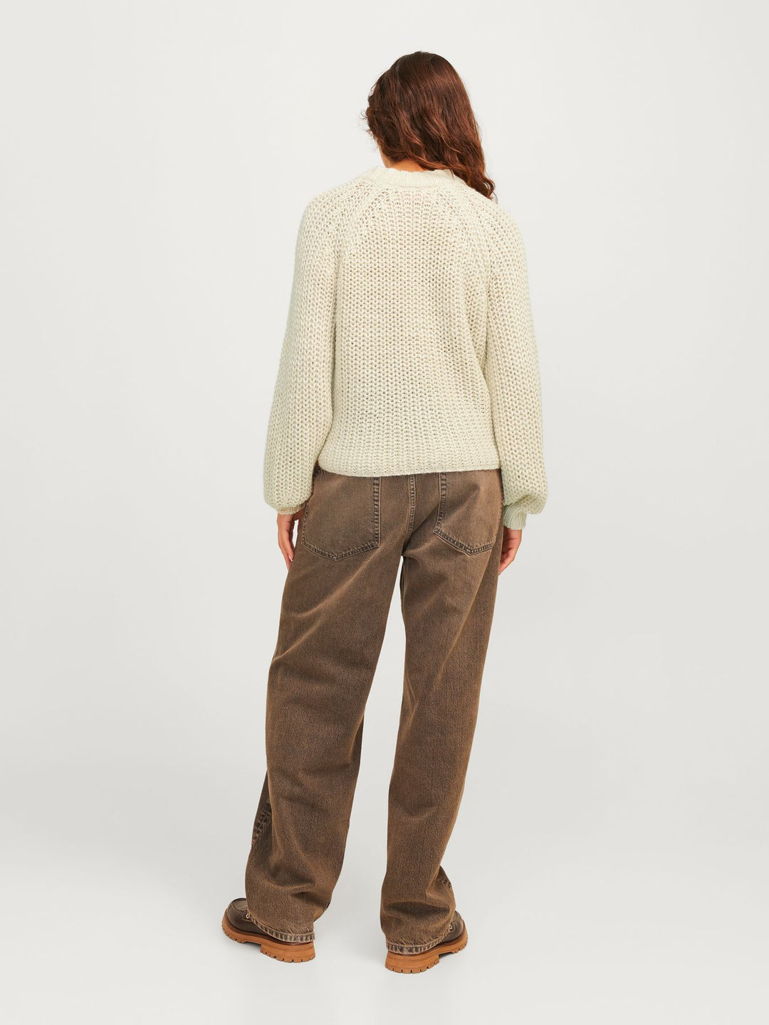 Damen JXKELLY CHUNKY CREW NECK KNIT SN