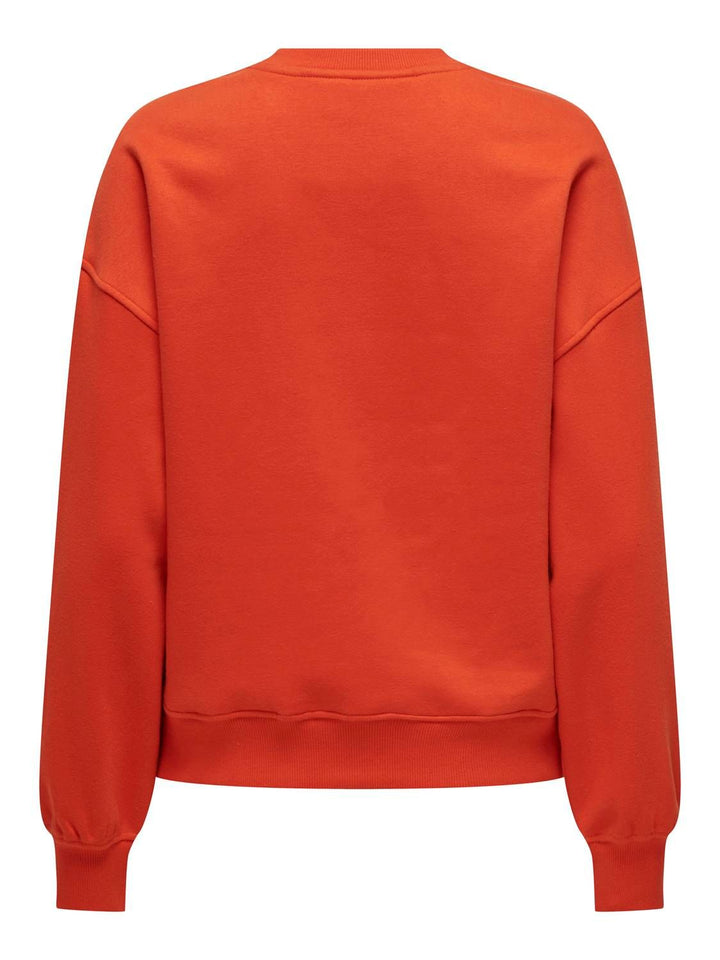 Damen Sweat orange