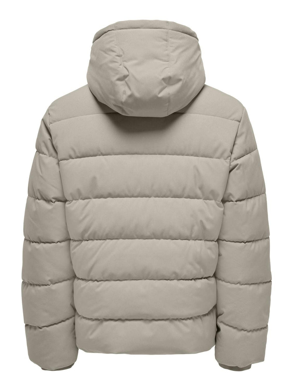 Beige Herren Steppjacke