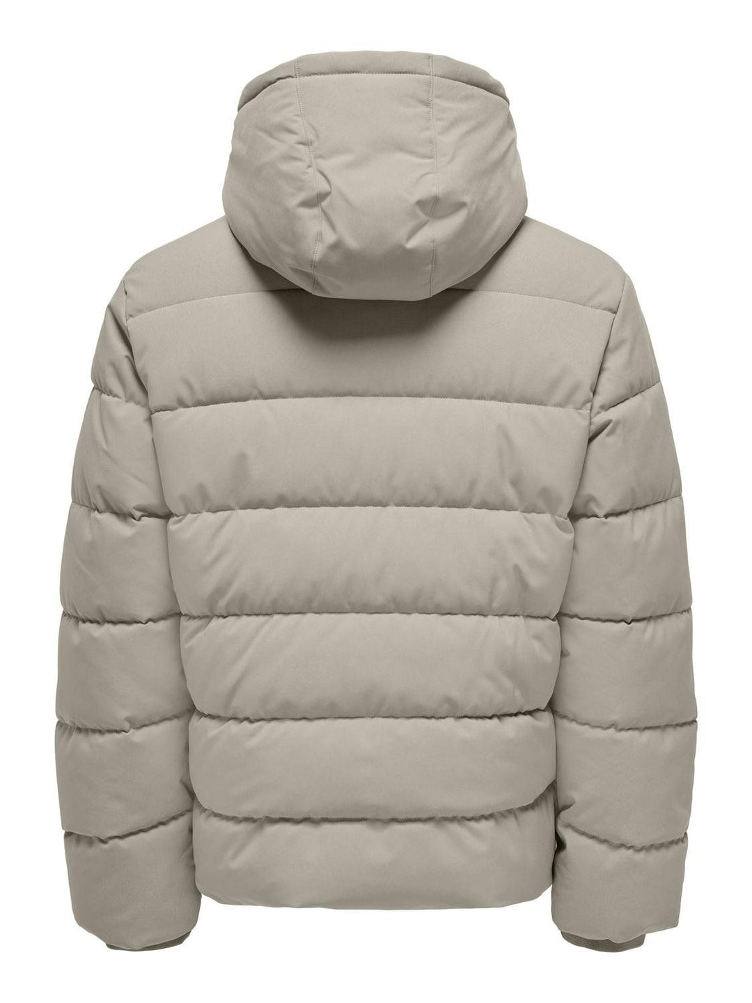 Beige Herren Steppjacke