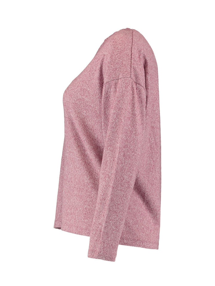 Hailys Damen Shirt mit V-Ausschnitt