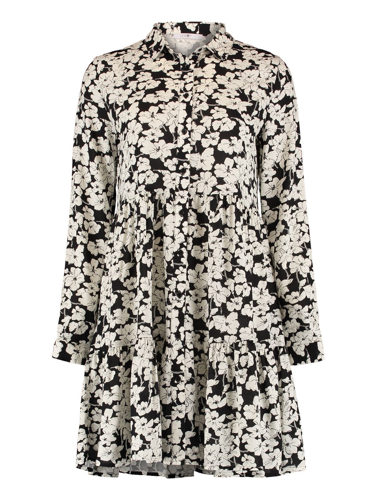 6645 black flower