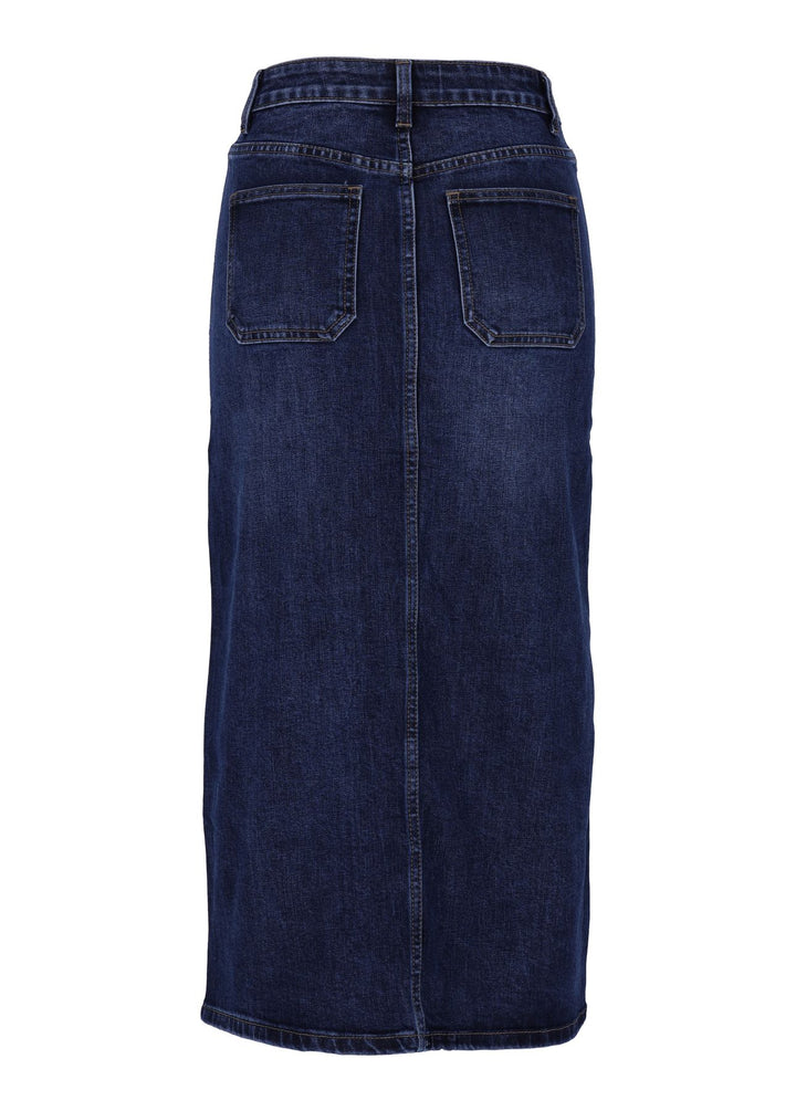Jeansrock midi