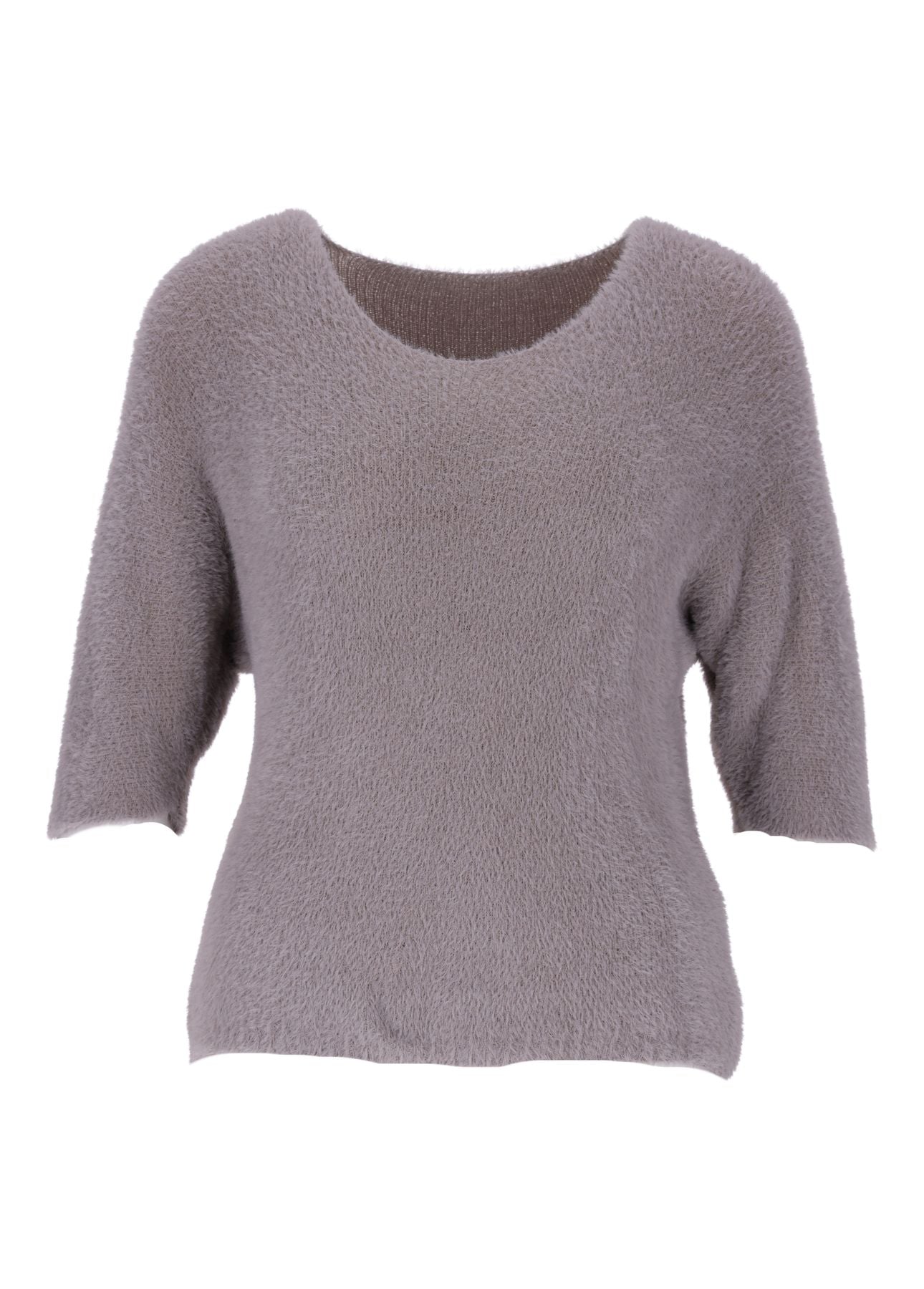 Damen Strickpullover Plüsch