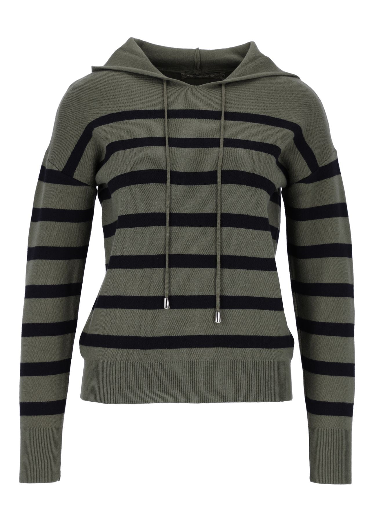 Damen Strickpullover Kapuze