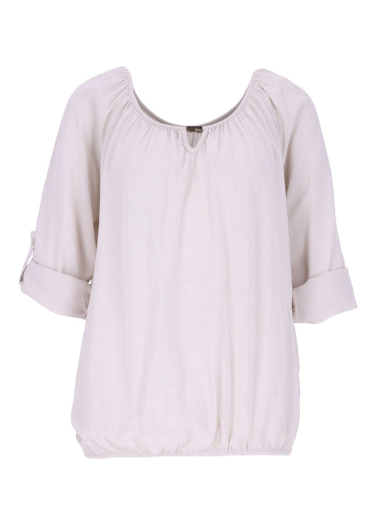 Damen Blusenshirt Gummizug