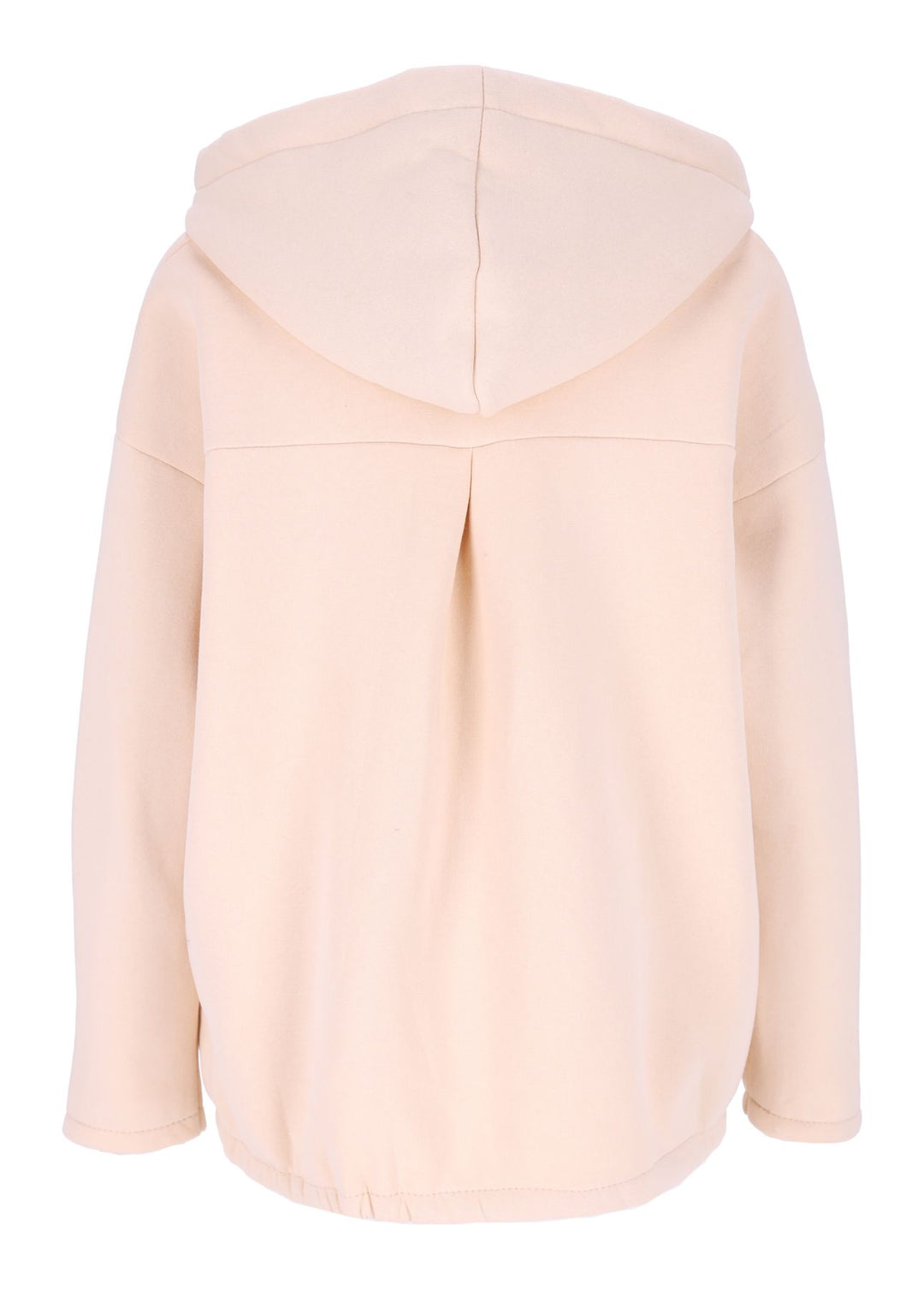 Damen Sweatjacke mit Leo-Details – Beige