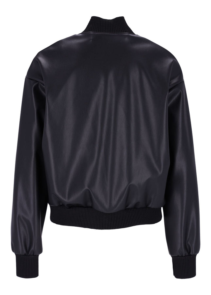Bluson Jacke Lederoptik