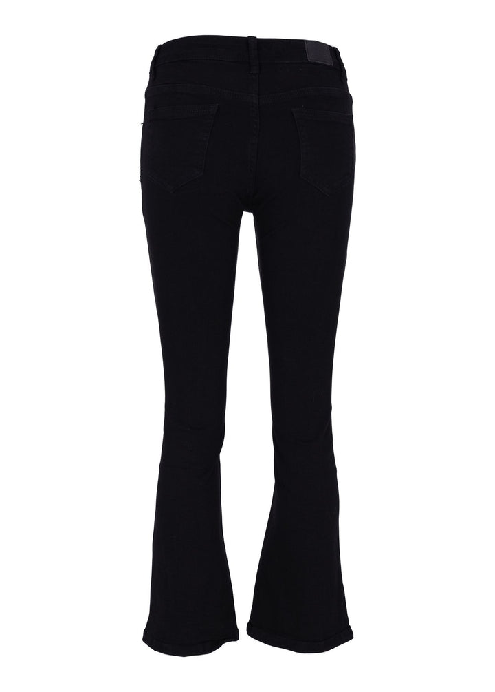 Schlagjeans mit Schlitz