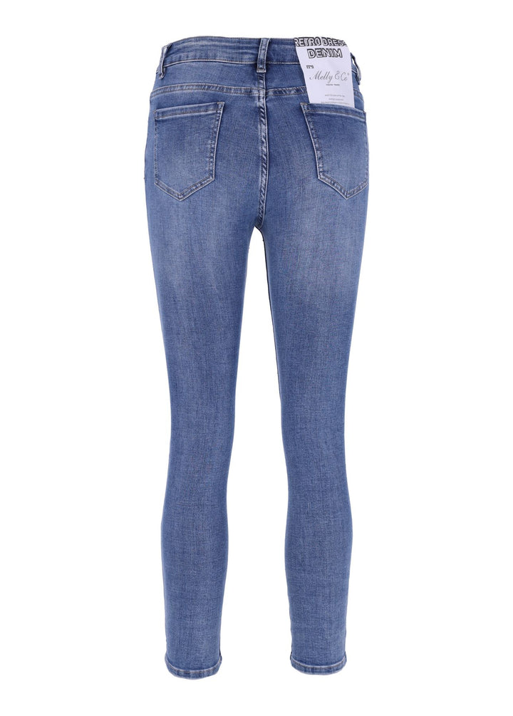 Damen Jeans 2 Knöpfe