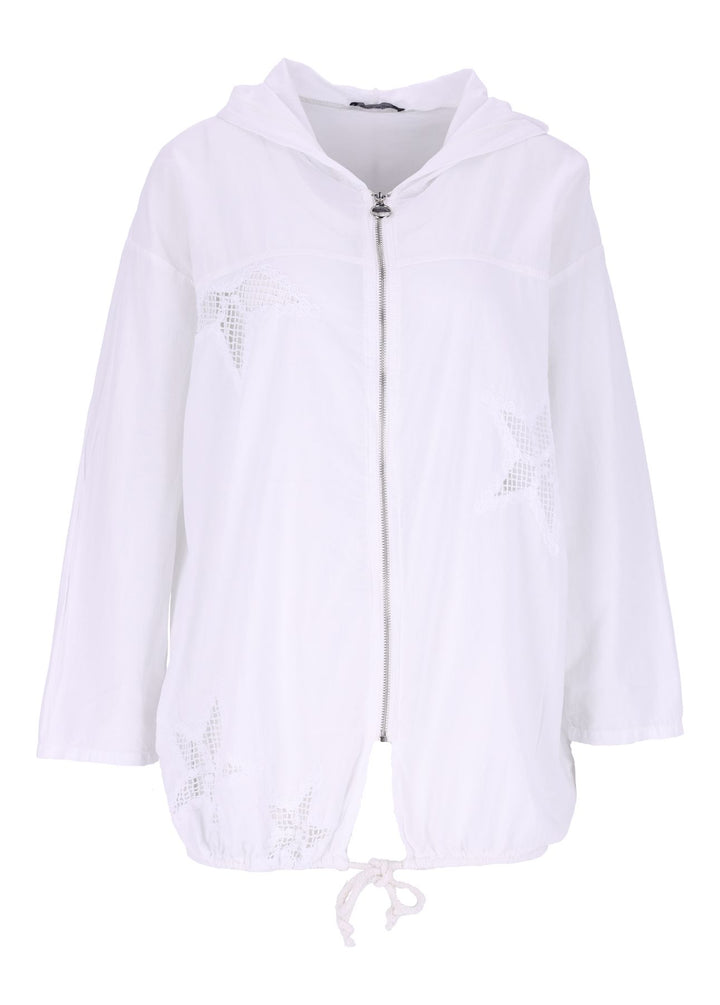 Damen Shirtjacke mit Kapuze