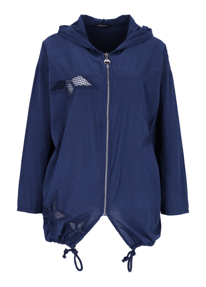 Damen Shirtjacke mit Kapuze