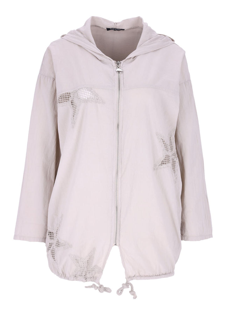 Damen Shirtjacke mit Kapuze