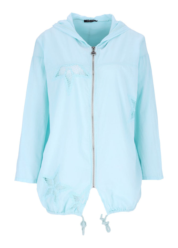 Damen Shirtjacke mit Kapuze