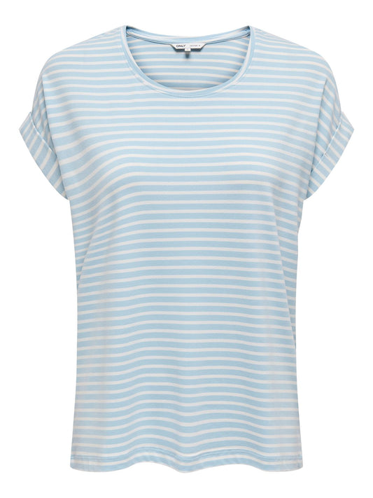 Damen ONLMOSTER STRIPE O-NECK TOP