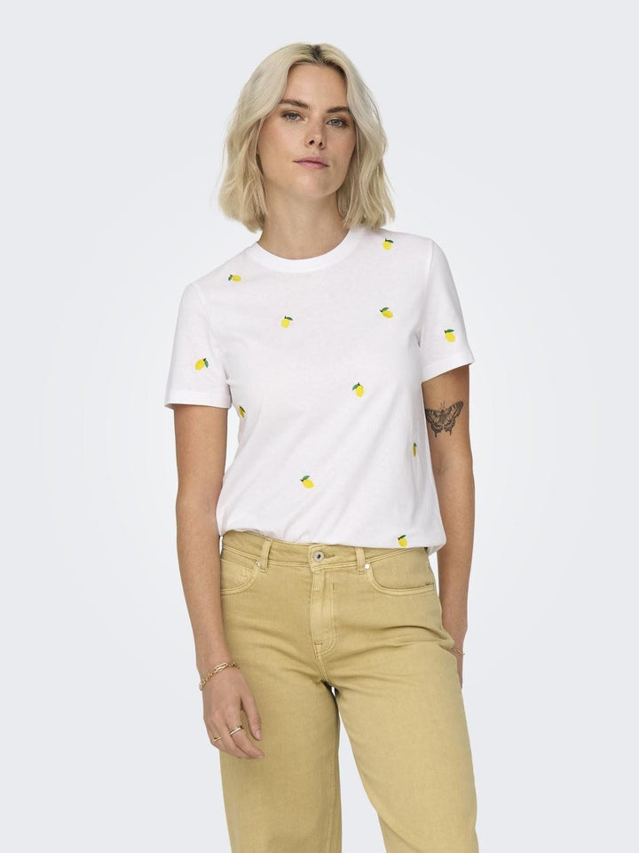 Damen ONLKETTY LIFE S/S O-NECK TOP