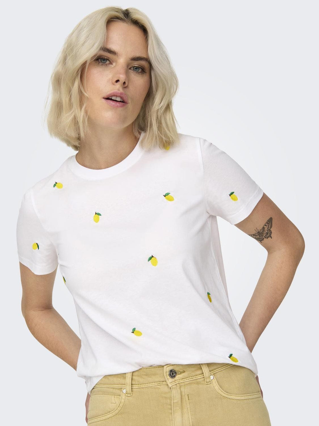 Damen ONLKETTY LIFE S/S O-NECK TOP