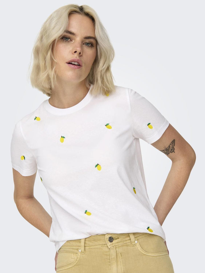 Damen ONLKETTY LIFE S/S O-NECK TOP