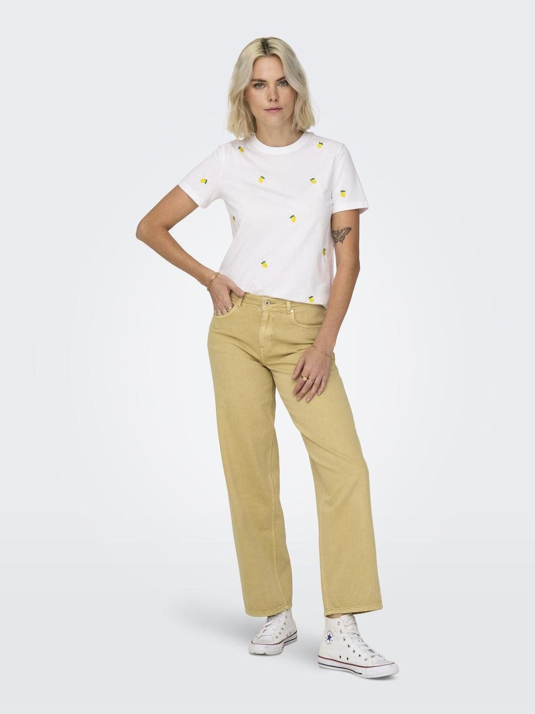 Damen ONLKETTY LIFE S/S O-NECK TOP