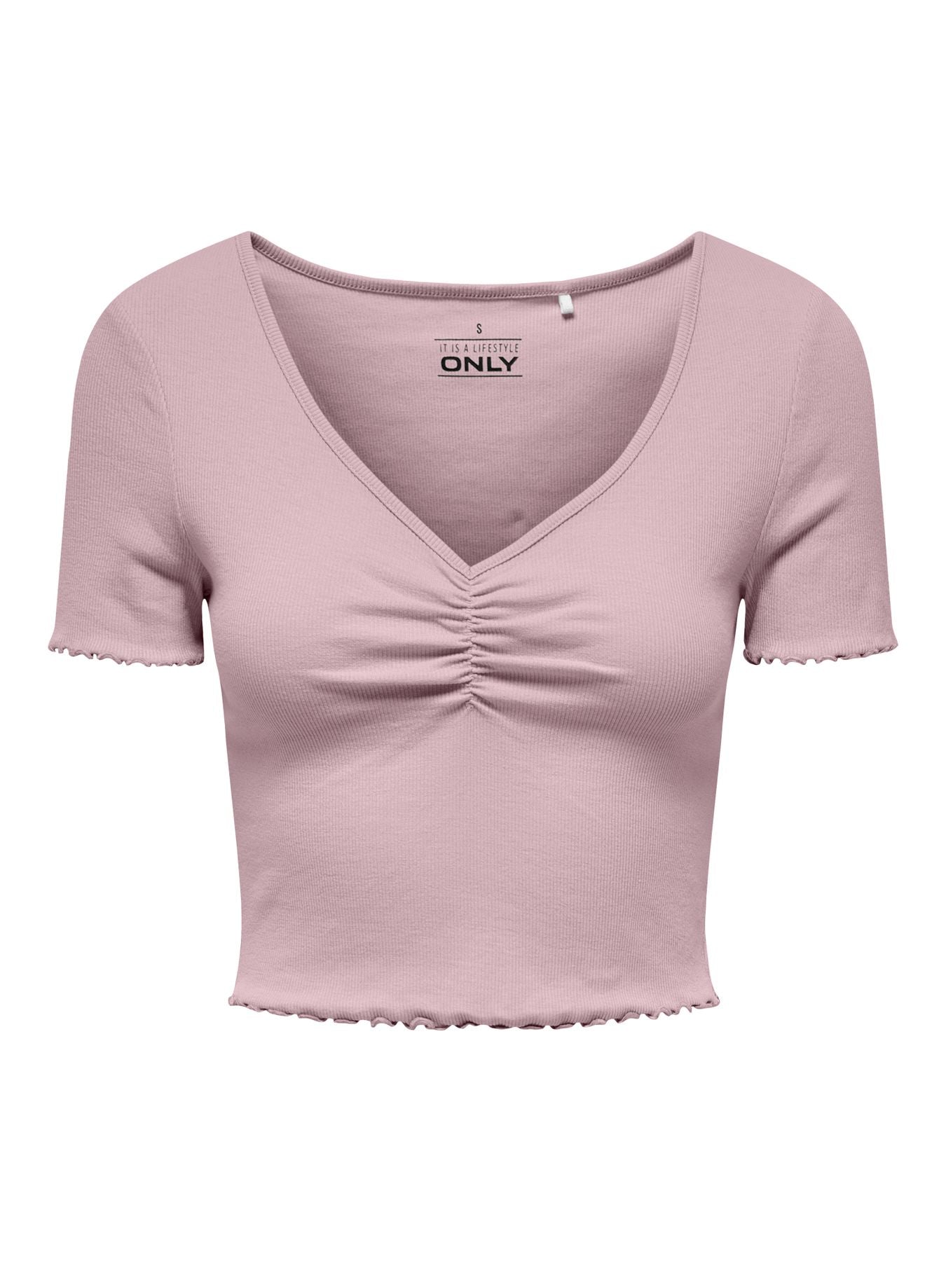 Damen ONLBETTY S/S V-NECK TOP