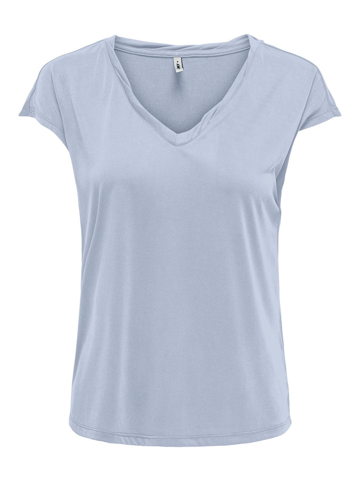 Damen ONLHANNAH S/S V-NECK TOP