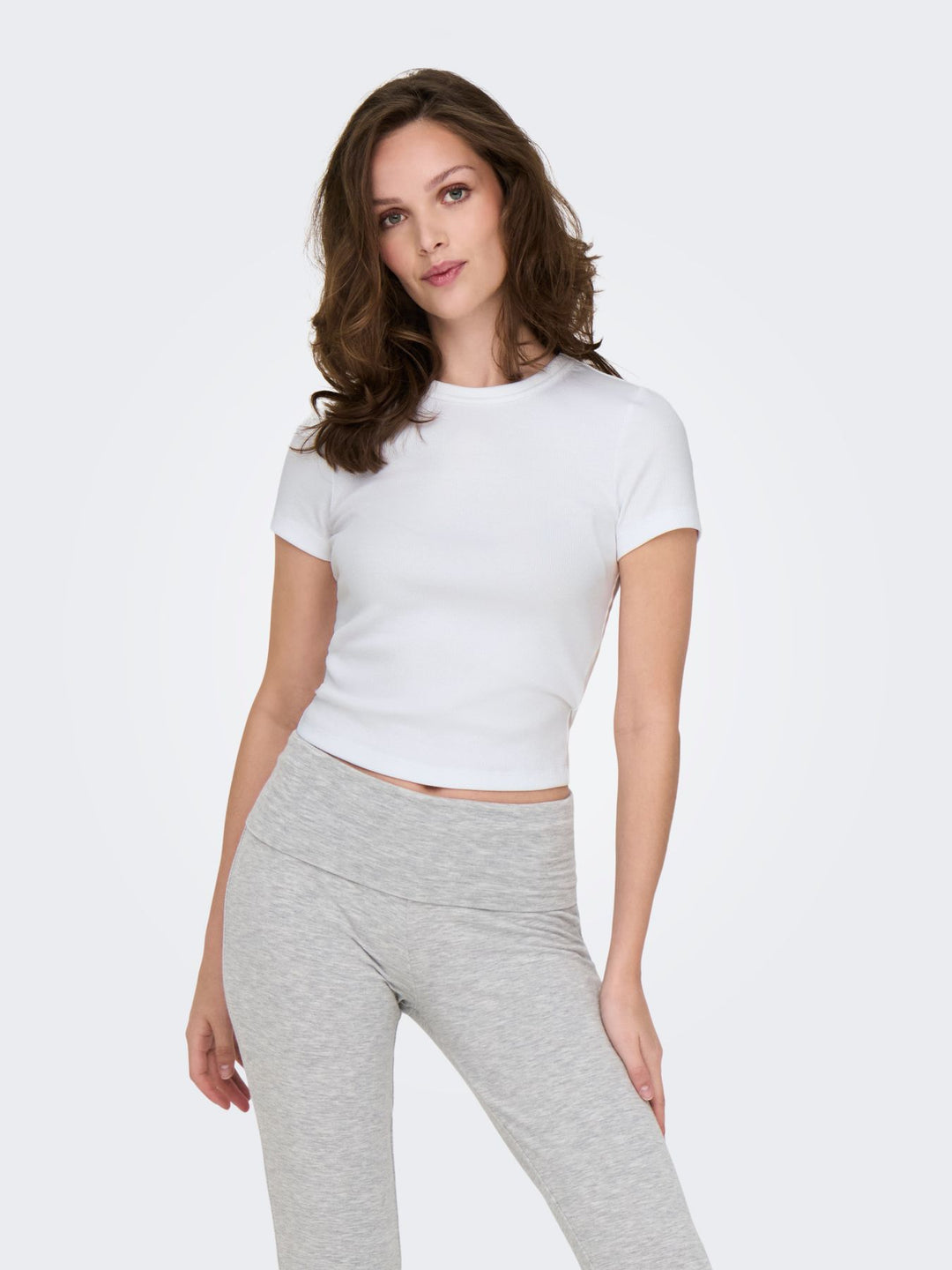 Damen ONLVAL S/S O-NECK TOP