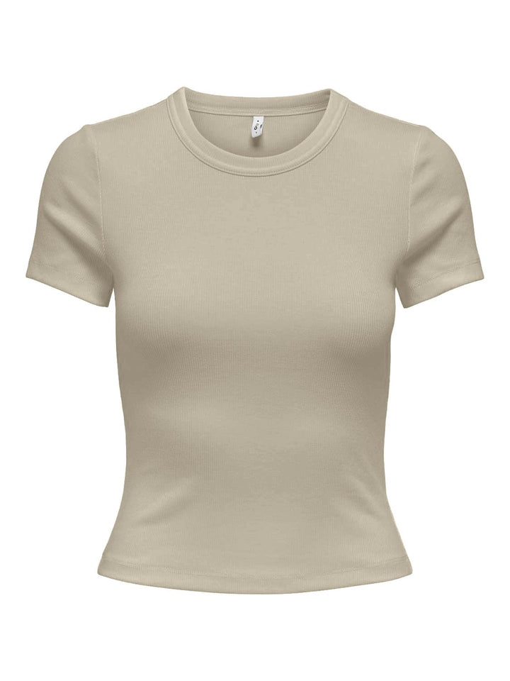 Damen ONLVAL S/S O-NECK TOP