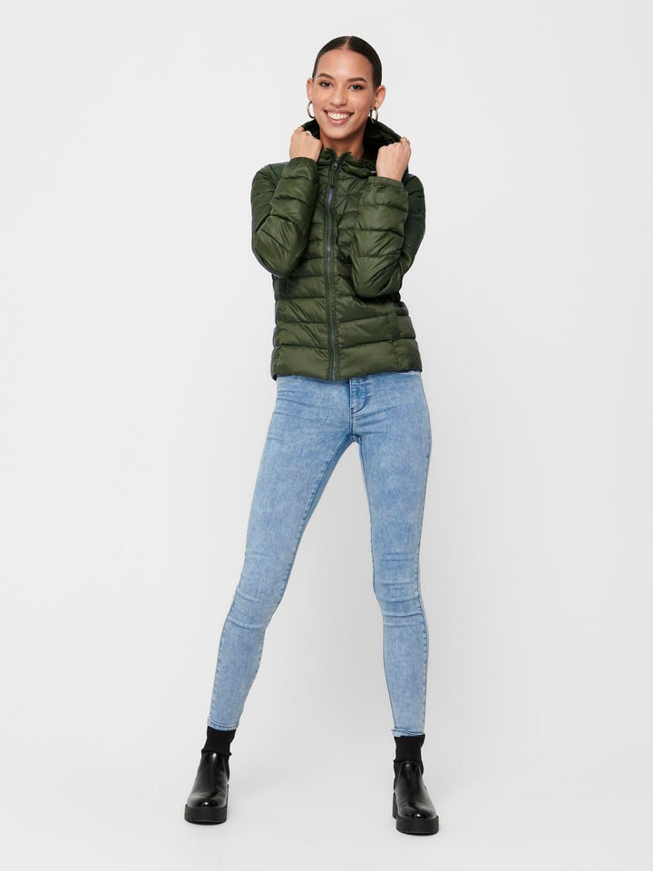 Damen ONLTAHOE HOOD JACKET OTW NOOS grün