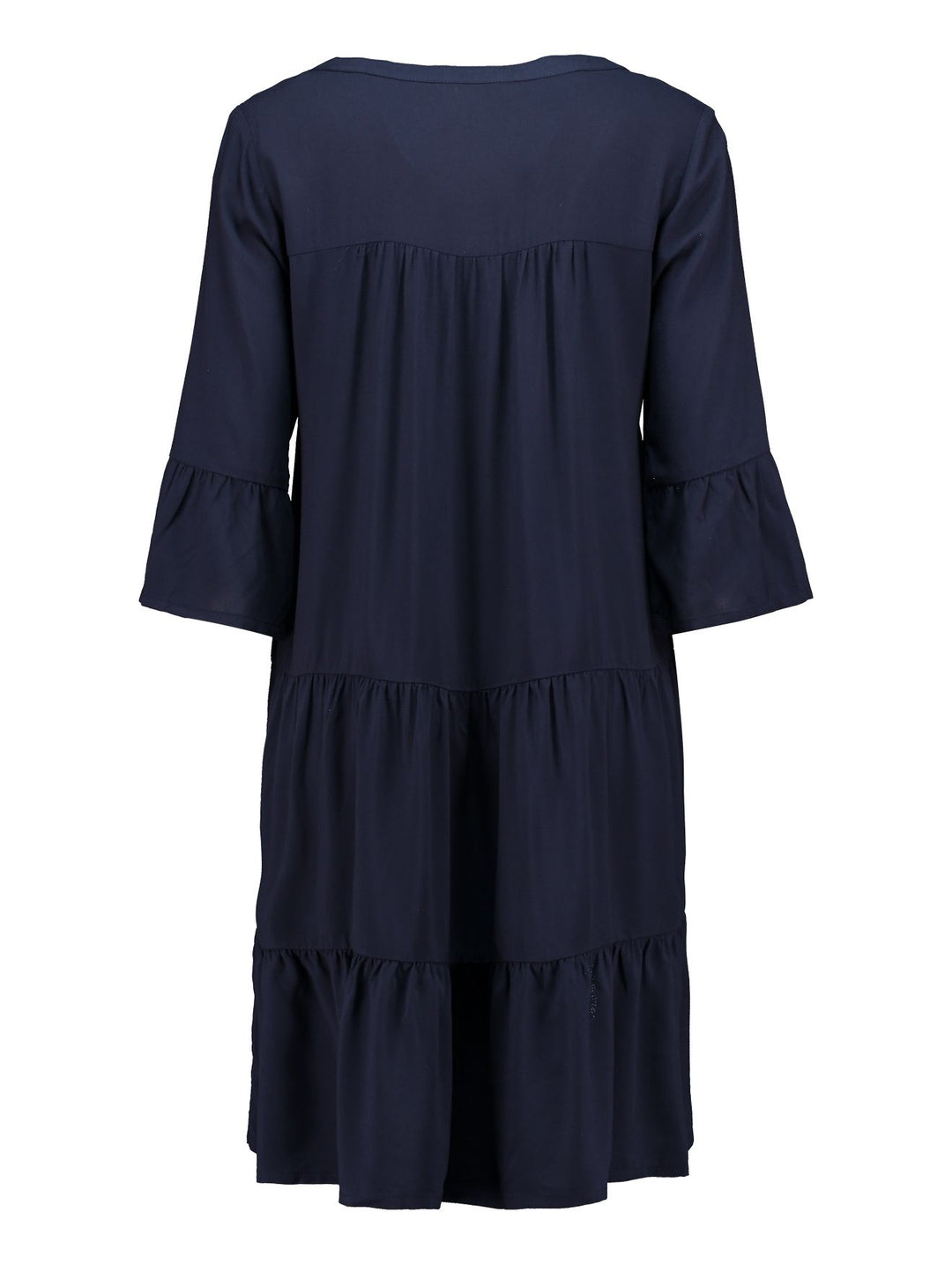 Hailys Viskose-Kleid mit V-Ausschnitt