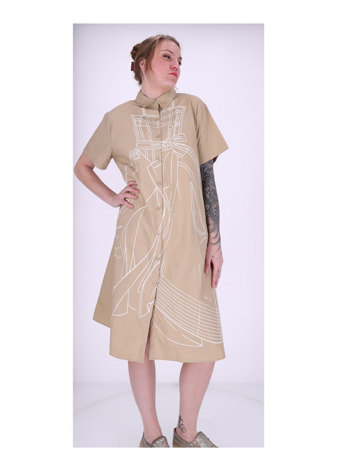 Splash of Color Blusenkleid A-Form