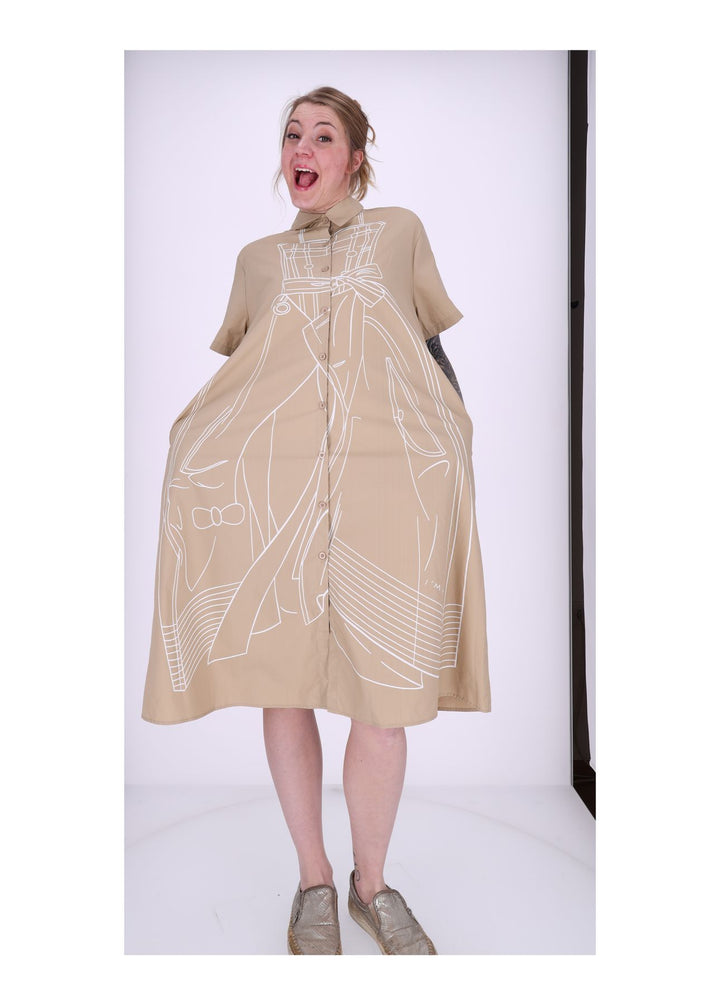 Splash of Color Blusenkleid A-Form