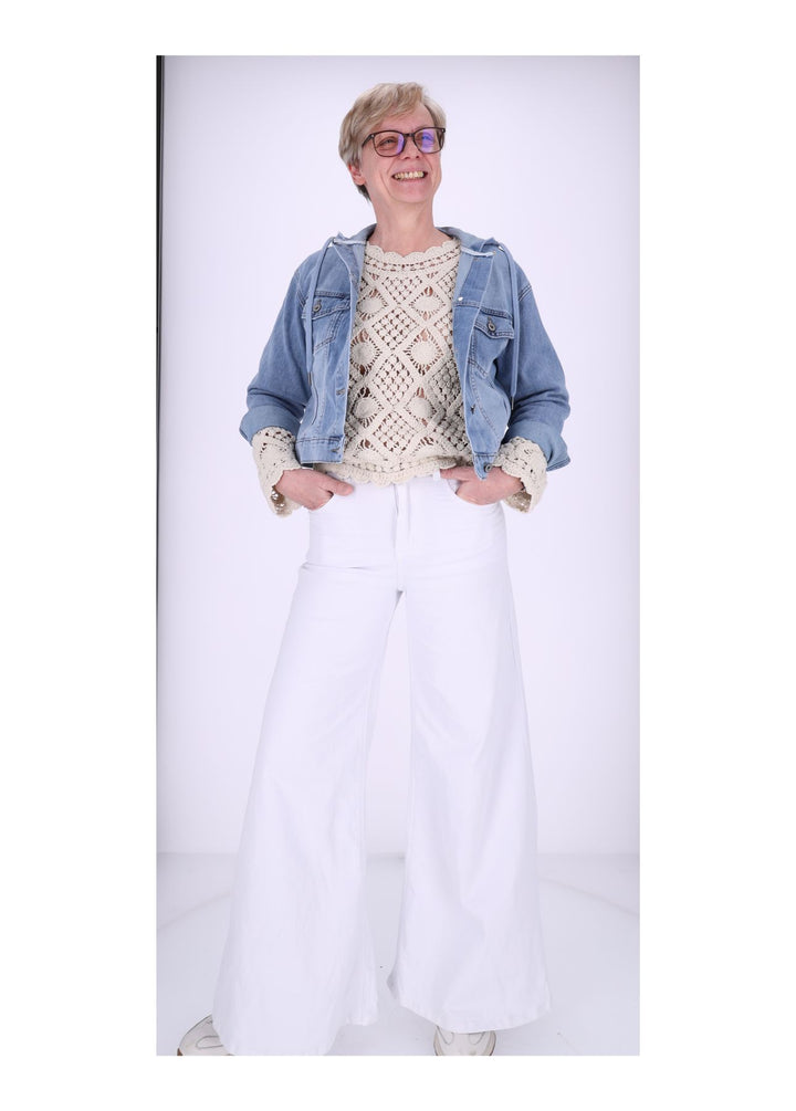 Damen Jeans weites Bein