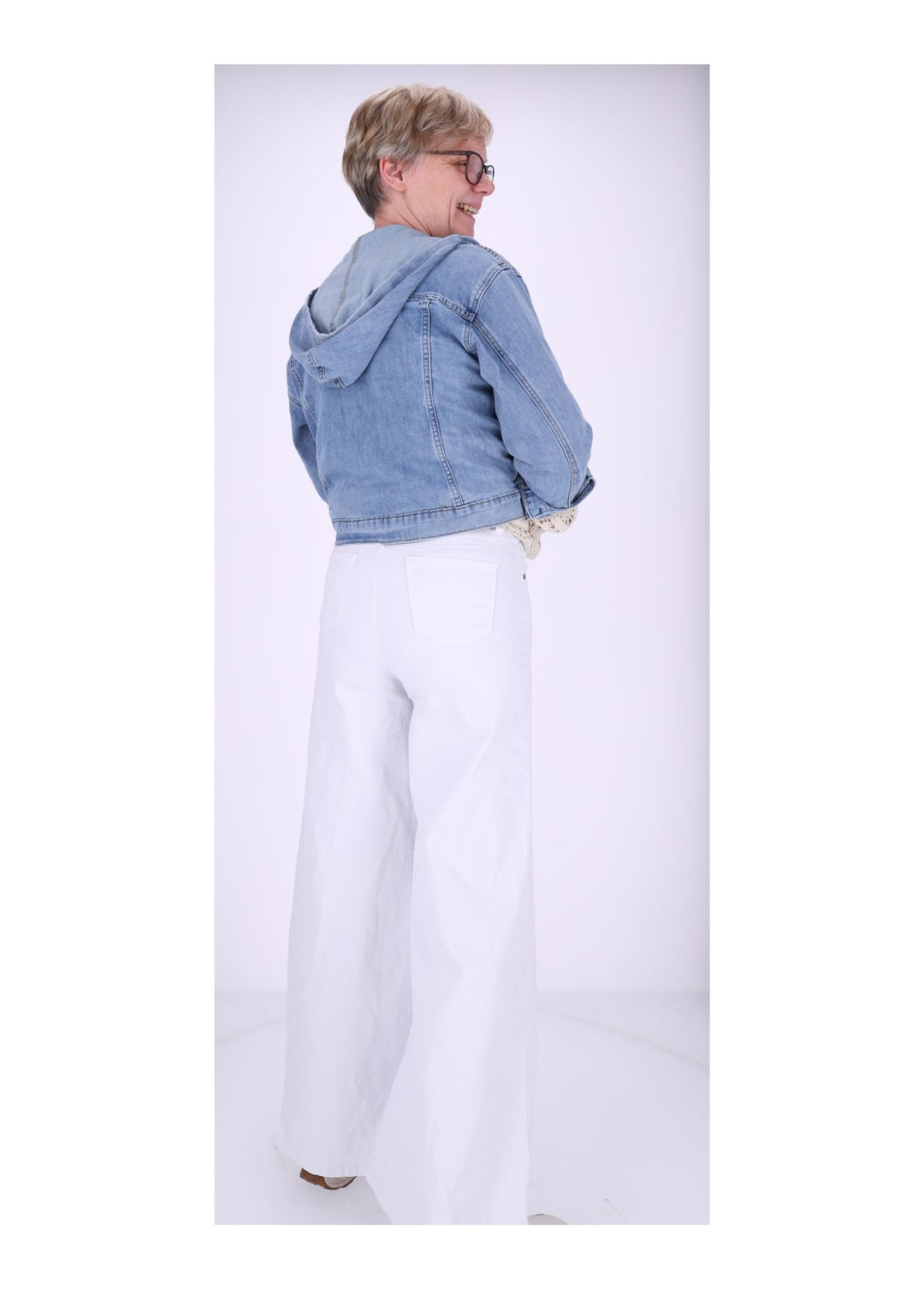 Damen Jeans weites Bein