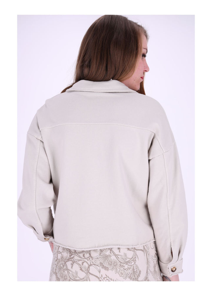 Damen Sweatjacke geknöpft