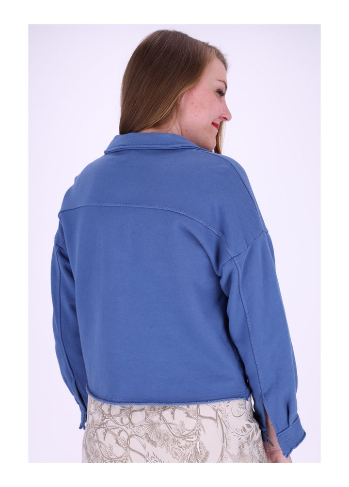 Damen Sweatjacke geknöpft
