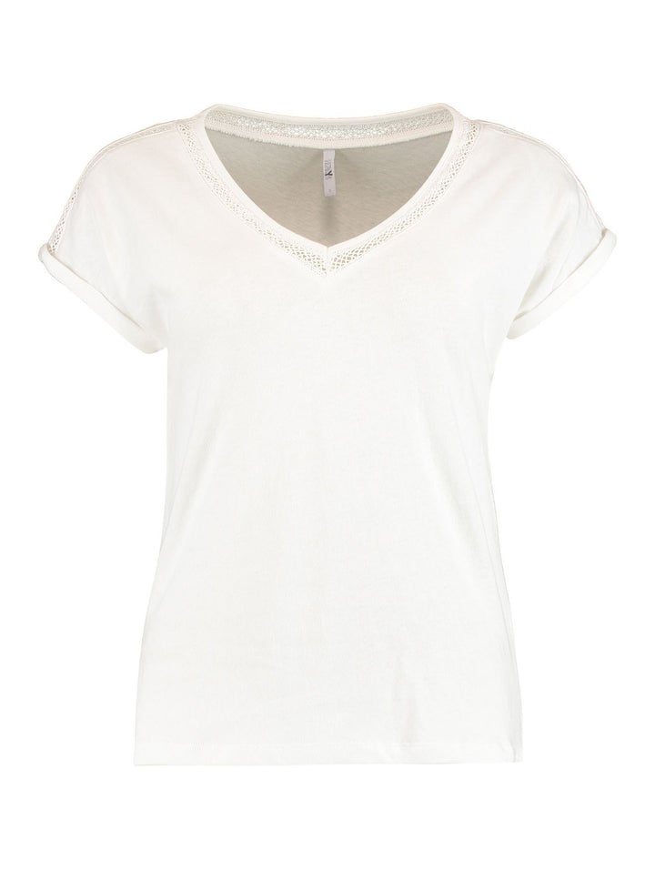 Hailys Damen T-Shirt V-Ausschnitt