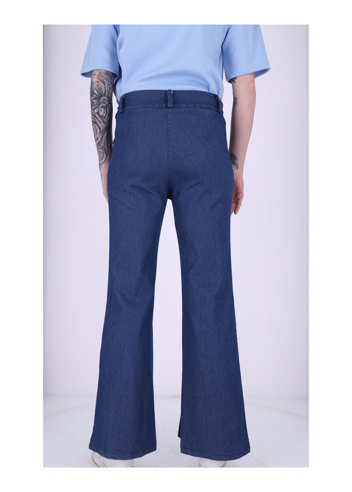 Damen Jeans Bootcut breiter Bund