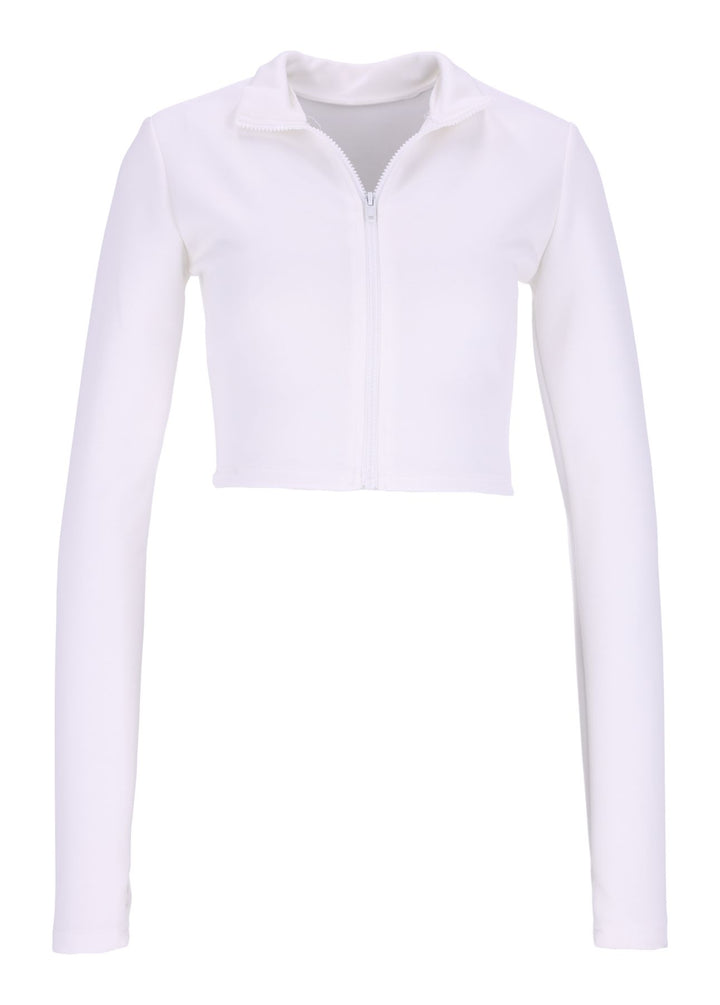 Damen Sweatjacke Stehkragen