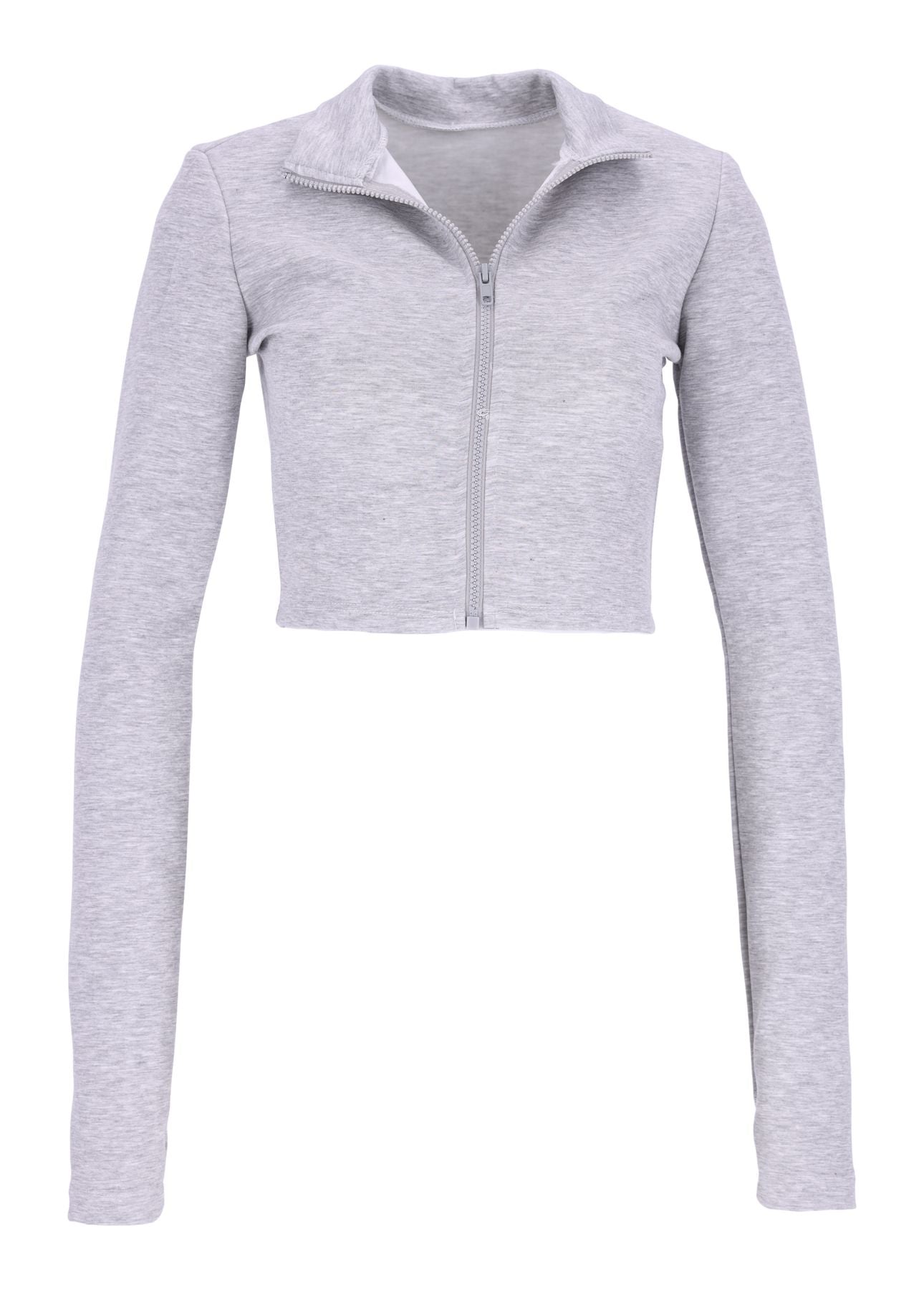 Damen Sweatjacke Stehkragen