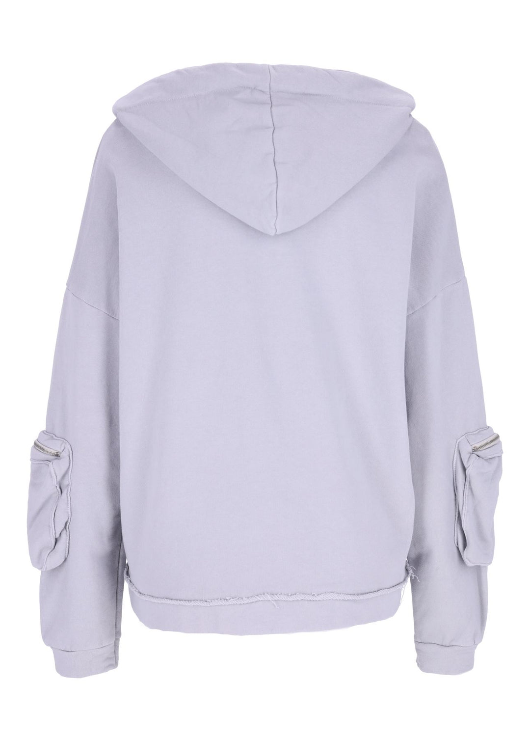 Damen Sweatjacke Kapuze Tasche am Ärmel