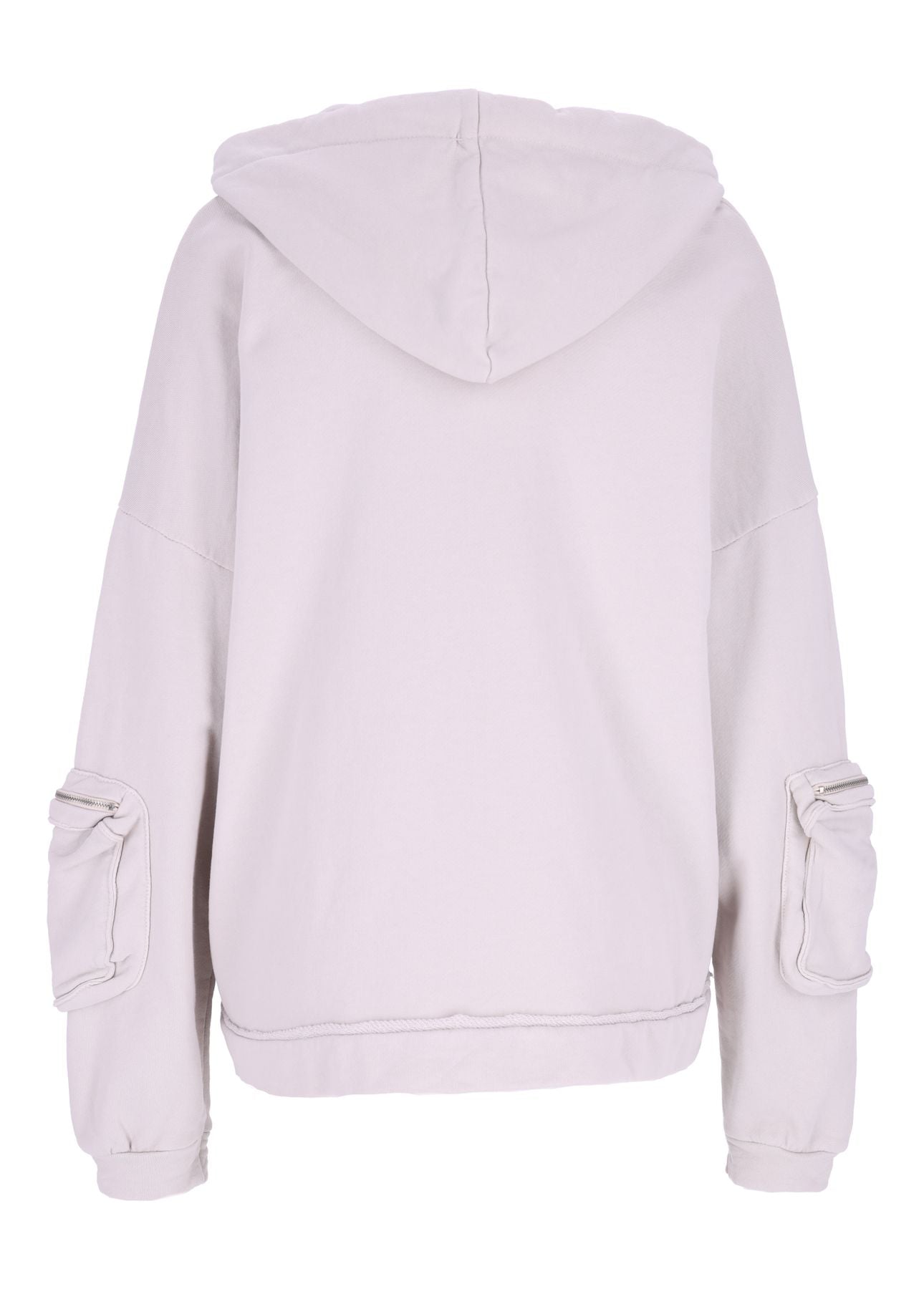 Damen Sweatjacke Kapuze Tasche am Ärmel