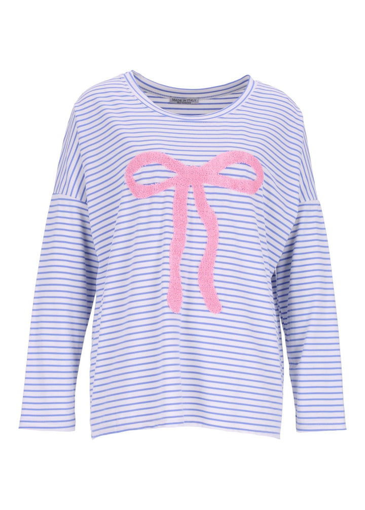 Damen Shirt Rinkel Stickerei Splash of Color
