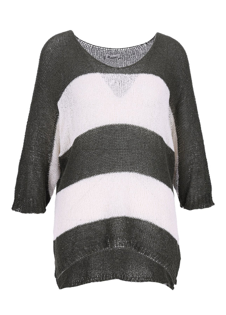 Splash of Color Damen T-Shirt Blockstreifen